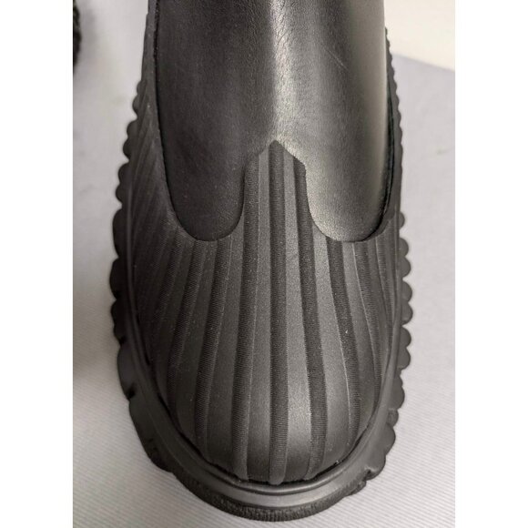 Thom Browne Men’s Chelsea Duck Leather Boot Black US6 MFB190B main image 13
